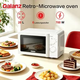 WentinkMo Magnetron - Galanz 20L 700W -Compacte magnetronoven V7 - wit-6 vermogensstanden — thumbnail 3