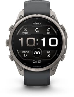 Garmin fēnix 9 Pro - 47 mm - Multisport GPS Smartwatch - 1.4" AMOLED-scherm - Volledig titanium behuizing - Batterijduur tot 18 dagen — thumbnail 1