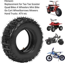 Motorband 13x5.00-6 Lekbestendig - Binnenband 3.5/4.0-6 - Antislippatroon - Geschikt voor ATV/Quad - Hoogwaardig rubber - Geschikt voor langeafstandsraces - Buitenband — thumbnail 5