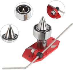 Bladbalancer Hoge Sterkte - Muurbevestiging - Verstelbare Peilstok - Trekmagneet 120 lb - Compatibel met -Matic - Geschikt voor mesgatmaten 5/16" tot 1-1/2 - Messenbalancer — thumbnail 4