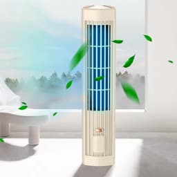 Stille oplaadbare bureauventilator met instelbare luchtstroom, koelventilator van ABS materiaal voor kantoor en slaapkamer — thumbnail 2