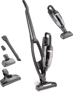 Draadloze Steelstofzuiger - Kruimelzuiger Handstofzuiger - Huis Schoonmaken - Tot 45 Min Werktijd - 0.3 Liter Capaciteit - Grijs — thumbnail 1