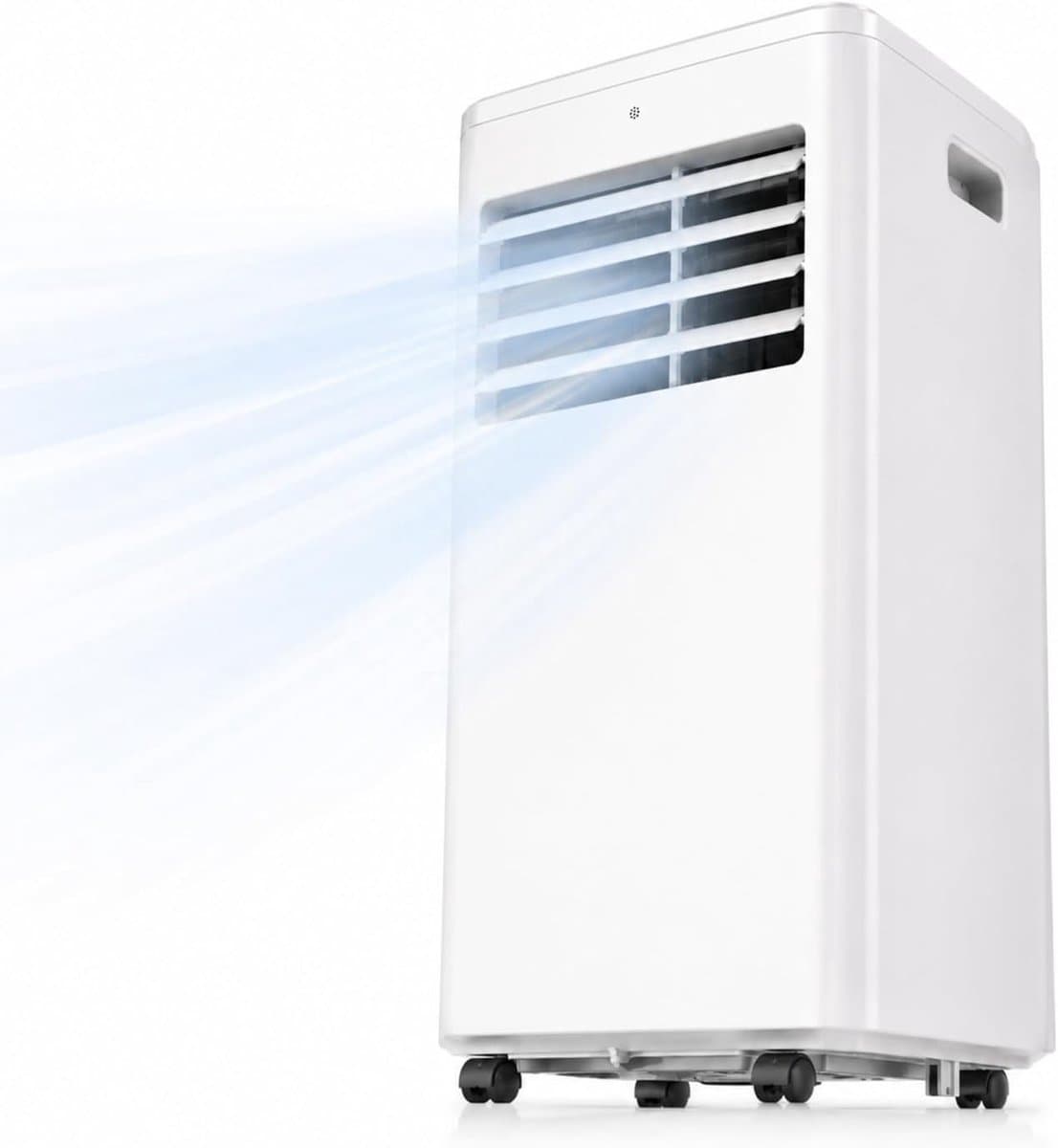Mobiele Airco 12000 BTU – 3-in-1 Airconditioner – 52 dB – 24-uurs Timer – Afstandsbediening – Gebroken Wit — afbeelding 1