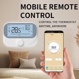 Ketelthermostaat - Slimme Regelaar - Energie Besparen - Draadloze RF Koppeling - 20 x 13 x 2 cm - Wit — thumbnail 4