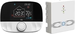 Draadloze Thermostaat - Verwarmingsthermostaat Slim - Energie Besparen - Nauwkeurige Temperatuurregeling - 2.4 GHz Wifi - Wit — thumbnail 1