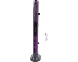 Aircooler - Mobiele Airco - ventilator - luchtkoelers met water - torenventilator stil - ventilator staand - Draagbare Tafelventilator - ventilator toren - Draagbare Airconditioner - 9×9×31.5 cm - Paars — afbeelding 1