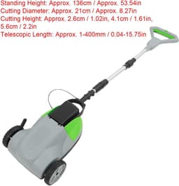 Elektrische Grasmaaier - Grastrimmer Tuinonderhoud - Gazon Verzorgen - Borstelloze Motor 6500 RPM - 59 x 37 x 24 cm — thumbnail 2