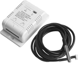 Slimme Temperatuurschakelaar - Thermostaat Sensor - Energie Besparen - App Bediening - 20A 2M Draad - Wit — thumbnail 5