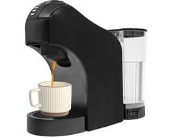 Koffiezetapparaat - Capsule machine - Snelle koffie - Snelle opwarmtijd - 800 ml tank - Zwart