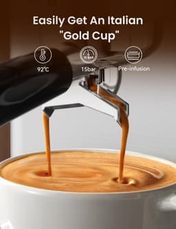 Espressomachine - Koffiemachine met Bonen - Espresso Machine - Barista — thumbnail 3