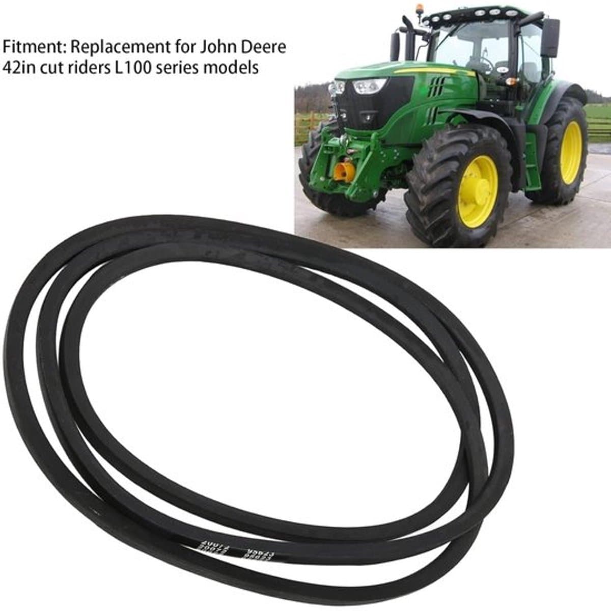 Grasmaaier Riem Vervanging voor 42-inch L100 Serie - Hoogwaardig Rubber - Hoge Prestaties - Professioneel Ontwerp - Lange Levensduur - Maaierriem — afbeelding 1