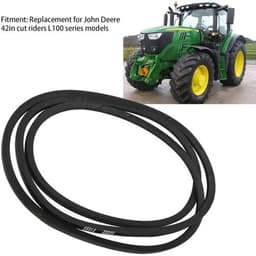 Grasmaaier Riem Vervanging voor 42-inch L100 Serie - Hoogwaardig Rubber - Hoge Prestaties - Professioneel Ontwerp - Lange Levensduur - Maaierriem — thumbnail 1