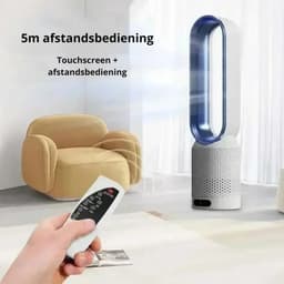 Damenzo - Ventilator - Ventilator staand - Tafelventilator - Vloerventilator - Ventilatoren - Ventilator toren - 14.5x58 cm - Zilver — thumbnail 5