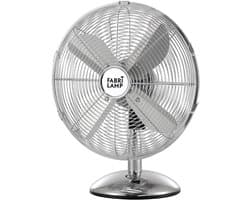 Tafelventilator - Persoonlijke Koeler - Zomerse Koelte - Oscillerende Kop - 43 x 25.5 x 54 cm - Chroom