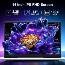 14 Inch Laptop S14 - AMD Ryzen 5 7535HS - 2240×1400 2,2K IPS‑scherm - 16GB LPDDR5‑512 NVMe SSD - Windows 11 - Blauwgrijs — thumbnail 4