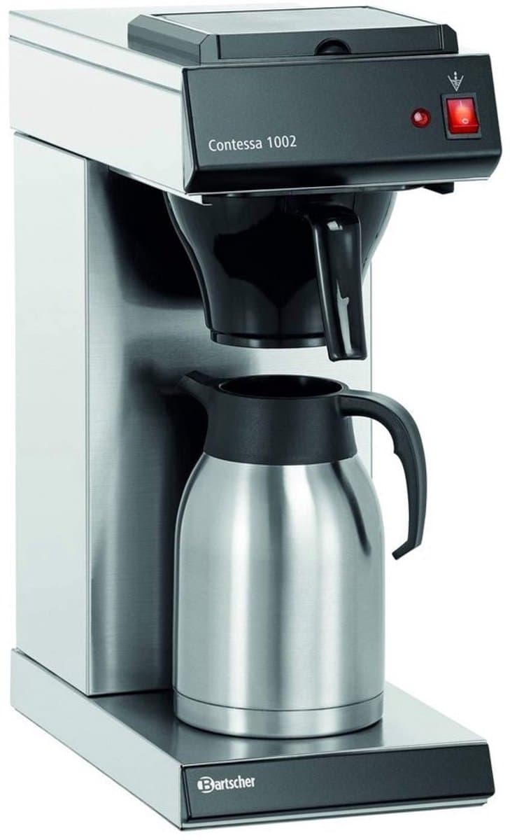 Professionele Koffiezetapparaat RVS/Zwart - 15 Kopjes - Thermoskan 2 Liter — afbeelding 1