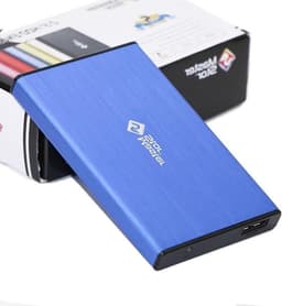 Externe Harde Schijf - Draagbare Opslag - Bestanden Opslaan - Supersnelle USB 3.0 - 500GB - Blauw — thumbnail 1