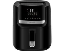 Heteluchtfriteuse - Airfryer - Gezond Frituren - Groot 6.5L Bakje - 1600 Watt - Zwart