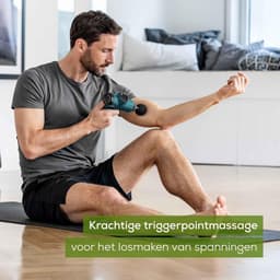 Thijox - Massagepistool MG 99 - Krachtige Triggerpointmassage - Compact Massageapparaat met 4 Opzetstukken - 5 Intensiteitsniveaus - Oplaadbare Batter — thumbnail 5