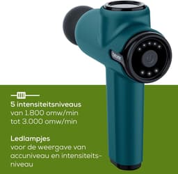 Thijox - Massagepistool MG 99 - Krachtige Triggerpointmassage - Compact Massageapparaat met 4 Opzetstukken - 5 Intensiteitsniveaus - Oplaadbare Batter — thumbnail 2