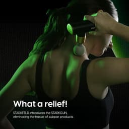 Thijox - Compact massagepistool voor diep weefsel | Stil & krachtig | 2 opzetstukken | Ultra licht & draagbaar | Elegant design voor spierregeneratie — thumbnail 4