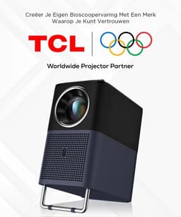 Smart Beamer Full HD 1080p met Google TV – 600 ISO Lumen – Autofocus – Dolby Audio – 4K Ondersteuning — thumbnail 2