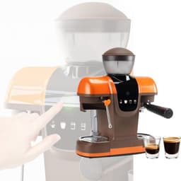 VLSelect® Espressomachine Bonen - Koffiemachine - Bonenmaler — thumbnail 1
