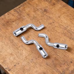 SnelShoppen - 3Pcs Z-Bow Throttle Cable Endstukken - Universele Verstelbare Z-Kop Draad Eindstukken voor Grasmaaier Mini Bike & Remkabel Reparatie — thumbnail 2