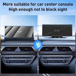 Navigatiesysteem Auto - Dashcam voor auto - GPS Navigatie - Draadloze - 4K DVR - Bluetooth Audio - ADAS Systeem - 11,3" - Achteruitrijcamera - 64TF — thumbnail 3