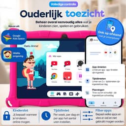 Kindertablet XL - 10 Inch HD - 3 + 4 GB RAM - 32 GB ROM - Veilig en educatief - ShopVlot — thumbnail 3