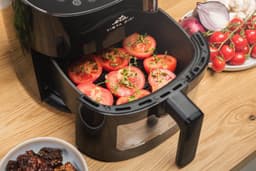 Heteluchtfriteuse - Airfryer - Gezond Frituren - Met Kijkvenster - 43 Liter - Zwart — thumbnail 2