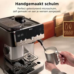 Ninja Luxe Café Mini 2-in-1 espresso- en filterkoffiemachine met ingebouwde bonenmaler en handmatige melkschuimer - ES301EU — thumbnail 2