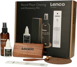 Lenco Verticale Platenspeler Bundel - LSA-071SI + TTA-6IN1 - Platenspeler met Bluetooth - 6-delige LP Schoonmaakset — thumbnail 2
