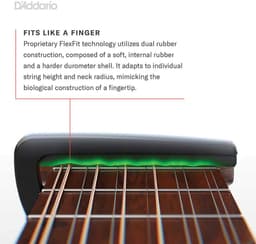 D'Addario PW-CP-02 Pro Capo Adjustable Tension, zwart — thumbnail 4