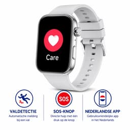 WatchSafer Care - GPS Horloge Senior - Smartwatch voor Ouderen - Persoonlijke alarmen - alarm horloge ouderen - GPS Horloge Alzheimer - Valdetectie — thumbnail 1