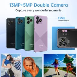 OUKITEL C53 mobiele telefoon, 6,6 inch HD, 8GB RAM+64GB uitbreidbaar tot 1TB, 4300mAh batterij, 13MP camera, Android 14 — thumbnail 5