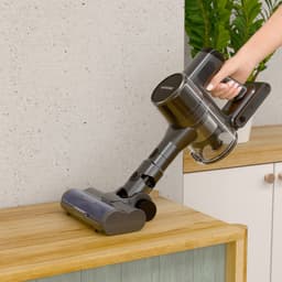 Vapore Steelstofzuiger Draadloos - Incl. Extra Accu - 47 Minuten Accuduur - 350W - Snoerloze Stofzuiger - Stofzuiger Zonder Zak - Op Accu - Vacuum Cleaner - Kruimeldief - Draadloze Steelstofzuiger - Zwart — thumbnail 4