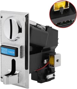 SnelShoppen - Socialme-eu Muntensteller, Multi-Munten Sleuf, Robuust Mechanisme voor Vending Machines, Spelautomaten, Telefoons, Wasmachines, Speelgoe — thumbnail 2