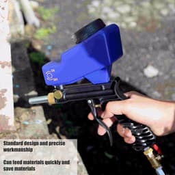 SnelShoppen - Gravity Zandstraalgun, Draagbare Hand zandstraal, 70-150 PSI 6000 RPM, Lucht zandspuit, Jetgun, Stralingsmachine gereedschap set, Verfsp — thumbnail 5