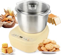 Brooddeegmachine 7 liter - RVS - Automatische kneding - Efficiënte deegverwerking - ShopVlot — thumbnail 1
