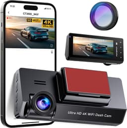 Dashcam 4K – 5G WiFi – CPL-filter – Nachtzicht – 64GB SD-kaart – 24U Parkeermodus – 170° Groothoek — thumbnail 1