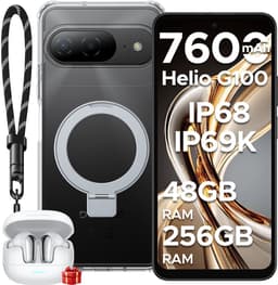 DOOGEE B10 4G VIP - Smartphone - 48GB RAM + 256GB ROM (2TB/TF) - 6,63 inch FHD+ 120Hz - 7600mAh/33W - IP68/IP69K - Android 16 - NFC - Vingerafdruk & Face ID - VIP Accessoirepakket Inclusief Magneethoes, Screenprotector en TWS - Oordopjes - ZWART — thumbnail 1