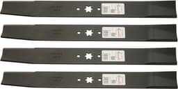 Grasmaaier messen - Reserveonderdelen set - Gazononderhoud - Set van vier - 21-3/16 inch - Zilver — thumbnail 1