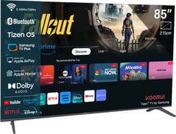 Koorui Tizen by Samsung Smart TV - QLED 4K Ultra HD - 85 inch/216 cm - Voice Controle - Streaming apps – AirPlay – Hotelmodus - HDMI x3, USB x2, CI+ - Tripple Tuner DVB-T/T2/S/S2/C - Frameless Design - Geassembleerd in Nederland - K85D3UQ-T8 — thumbnail 3