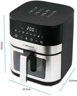 Esperanza Vetvrije Friteuse/Airfriteuse 5L Voor Een Fit Dieet In De Keuken — thumbnail 2