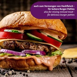 Deegkneder RVS - Keukenmixer - Deeg Mengen - Ergonomisch Handvat - 17 cm - Zilver — thumbnail 2