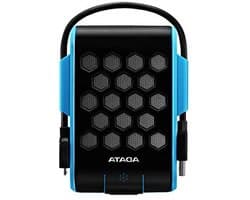 Externe Harde Schijf - Opslagapparaat - Data Veilig Opslaan - IP68 Waterdicht - 2 TB - Zwart Blauw