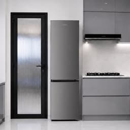 Heinner HCNF-HM253INVXD Koel-vriescombinatie – 253 L – Total No Frost – Inverter Compressor – Energieklasse D – Elektronische Bediening met Instelbare Thermostaat – LED-verlichting – RVS – 5 Jaar Garantie — thumbnail 5