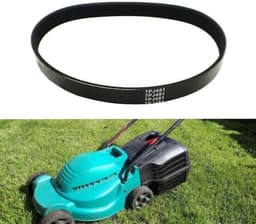 Aandrijfriem Grasmaaier - Vervangingsriem - Tuinonderhoud - 7 Rib Ontwerp - 451 mm Buitenomtrek - Zwart — thumbnail 2