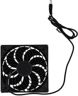 Zonne-afvoerventilator - Zonne-ventilator - Luchtcirculatie verbeteren - 4-ventilatorsysteem - 25W paneel - Zwart — thumbnail 5